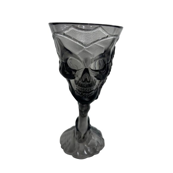 Halloween Black Skeleton Pitcher 2 Goblets Serveware Bar Dining Party Decoration - Picture 9 of 14